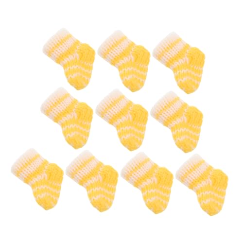 Supvox Puppenhaus Mini Socken Set 10 Stück Gestrickte Miniatur Socken Puppe Anzieh Kleidung Für Puppenhaus Supvox Puppenhaus Mini Socken Set 10 Stück Gestrickte Miniatur Socken Puppe Anzieh Kleidung Für Puppenhaus von Supvox