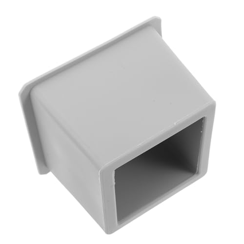 Supvox Silikonform für Betonblumentopf Doppellagige Quadratische und Runde Pflanzgefäße Langlebig Einfach zu Entformen DIY Sukkulententopf für Innen und Außendekoration Graue Gießform von Supvox