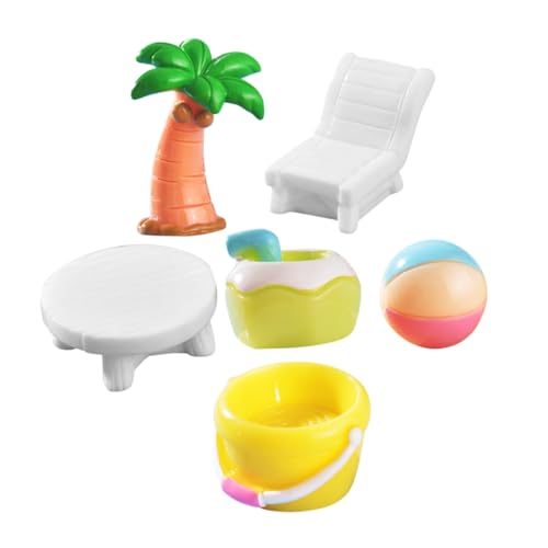 Supvox Strandparty-Dekorationen 6 Stück Mini-strandkorbfiguren Landschaftsornamente Für Jungen Und Mädchen Supvox Strandparty-Dekorationen 6 Stück Mini-strandkorbfiguren Landschaftsornamente Für Jungen Und Mädchen von Supvox