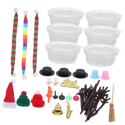 Supvox Teiliges DIY Schneemann Bastelset mit Bunter Modelliermasse Wiederverwendbare Winterdekoration für Kreative Weihnachtsbastelei und Festliche Partygestaltung Supvox Teiliges DIY Schneemann Bastelset mit Bunter Modelliermasse Wiederverwendbare Winterdekoration für Kreative Weihnachtsbastelei und Festliche Partygestaltung von Supvox