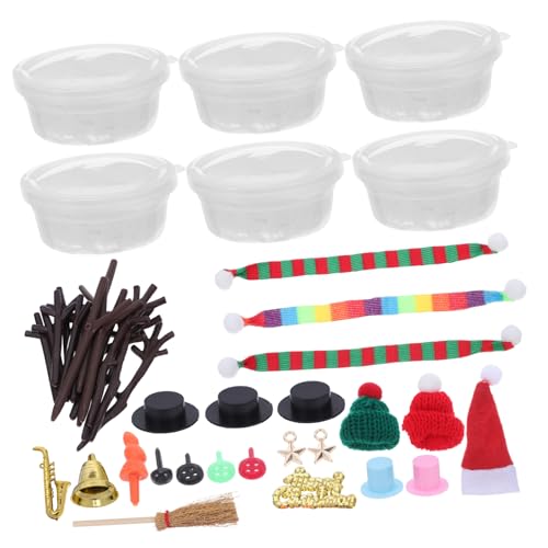 Supvox Teiliges DIY Schneemann Bastelset mit Modelliermasse für Kreatives Snowman Kit für Weihnachtsdeko Einfache Montage für Winterfeste und Familienaktivitäten Supvox Teiliges DIY Schneemann Bastelset mit Modelliermasse für Kreatives Snowman Kit für Weihnachtsdeko Einfache Montage für Winterfeste und Familienaktivitäten von Supvox