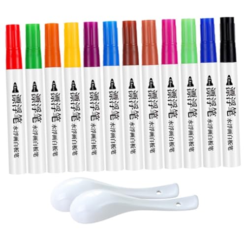 Supvox Teiliges Wasser Malstifte Bunte Whiteboard Marker Abwischbar Schwimmend Kreative Farben für Mädchen Jungen zum Zeichnen Malen von Supvox
