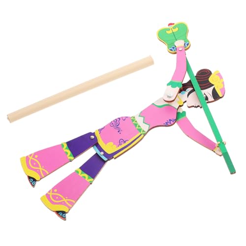 Supvox Traditionelle Chinesische DIY Schattenpuppe mit Stecken Handgefertigtes Holzspielzeug für Puppentheater Requisite Kreatives für Kindergarten und Frühe Bildung Zufällige Farbe Supvox Traditionelle Chinesische DIY Schattenpuppe mit Stecken Handgefertigtes Holzspielzeug für Puppentheater Requisite Kreatives für Kindergarten und Frühe Bildung Zufällige Farbe von Supvox