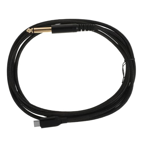 Supvox USB C zu Kabel für Elektrische Gitarre Aufnahme Audio Kabel mit Integriertem Chip Einfach Plug And Play Robust und Tragbar für Musikgeräte und Aufnahmen von Supvox