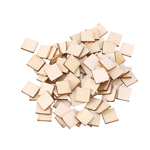 Supvox Unvollendete Holz Stück Quadrate rustikale Handwerk DIY Verschönerung für Heimtextilien Malerei 300 Stück 20mm Supvox Unvollendete Holz Stück Quadrate rustikale Handwerk DIY Verschönerung für Heimtextilien Malerei 300 Stück 20mm von Supvox