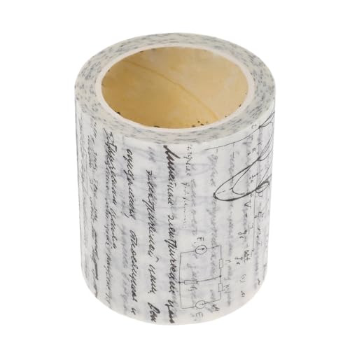 Supvox Vintage Washi Tape dekorative breite Washi Klebeband für DIY Scrapbooking Kunsthandwerk 50mm von Supvox