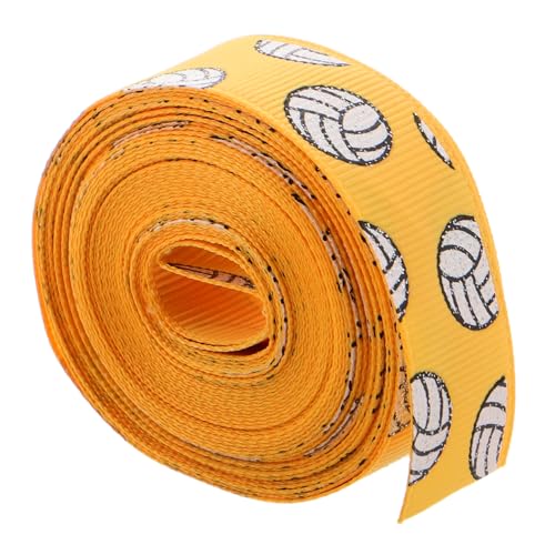 Supvox Volleyball Dekorationsband Polyester Breites Ripsband mit Volleyball für Bastelarbeiten Wreaths und Schleifen Langlebig und Farbecht Supvox Volleyball Dekorationsband Polyester Breites Ripsband mit Volleyball für Bastelarbeiten Wreaths und Schleifen Langlebig und Farbecht von Supvox