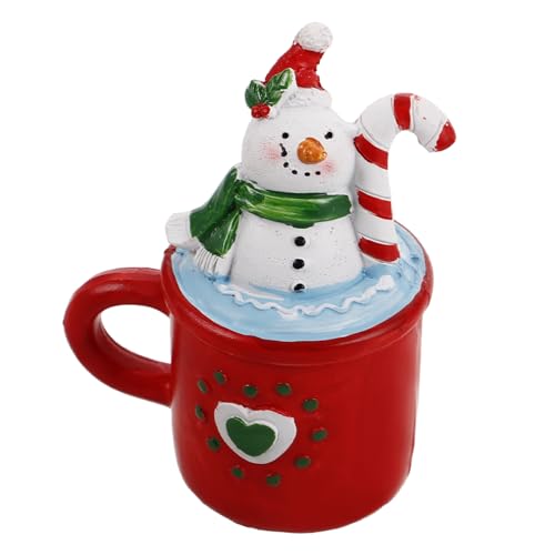 Supvox Weihnachten Schneemann Ornamente Zahlen LED Dekorationen Figur schneemann Dekoration weihnachtsdekoration Schneemann-Tischdekoration als Mittelpunkt Schneemann Tischdekoration Harz von Supvox