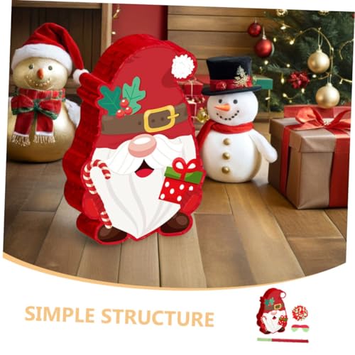 Supvox Weihnachts-piñata Gnom-design mit Stabilem Aufhänger Inklusive und Augenmaske Papier-piñata für Outdoor-spiel Hängende Deko für Weihnachtsfeiern und Schulveranstaltungen Supvox Weihnachts-piñata Gnom-design mit Stabilem Aufhänger Inklusive und Augenmaske Papier-piñata für Outdoor-spiel Hängende Deko für Weihnachtsfeiern und Schulveranstaltungen von Supvox