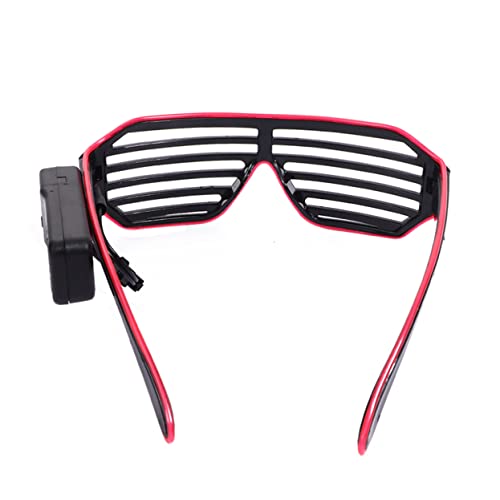 Supvox leuchtende Gläser LED-Brillengläser lustige Brille Partyartikel liefert LED Glow Partyartikel Zufällige Farbe von Supvox