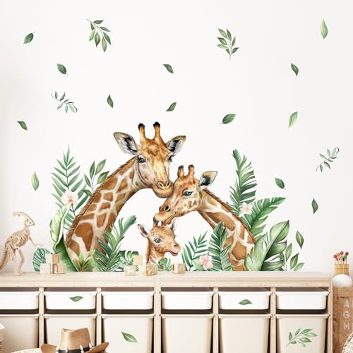 Supzone Wandtattoo Dschungel Giraffe Wandaufkleber Safaritiere Giraffemutter und Junge Wandsticker für Jungenzimmer Kinderzimmer Babyzimmer Schlafzimmer Wanddeko Supzone Wandtattoo Dschungel Giraffe Wandaufkleber Safaritiere Giraffemutter und Junge Wandsticker für Jungenzimmer Kinderzimmer Babyzimmer Schlafzimmer Wanddeko von Supzone