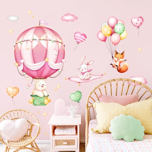 Supzone Wandtattoo Heißluftballon Tiere Wandaufkleber Cartoon Bär Fuchs Kaninchen Mädchenzimmer Wandsticker Abziehen und ankleben für Kinderzimmer Babyzimmer Schlafzimmer Türen Wanddeko Supzone Wandtattoo Heißluftballon Tiere Wandaufkleber Cartoon Bär Fuchs Kaninchen Mädchenzimmer Wandsticker Abziehen und ankleben für Kinderzimmer Babyzimmer Schlafzimmer Türen Wanddeko von Supzone