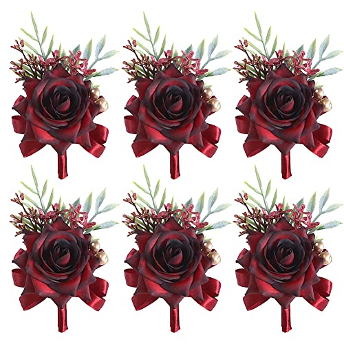 6 Stücke Hochzeit Boutonniere Blumen,Handgelenksblume,Boutonniere Hochzeit Zubehör,Boutonniere Braut,Ansteckblume,Blume Handgelenk Corsage,Wird Für Hochzeiten, Tanzpartys, Bankette, Jubiläen Verwendet 6 Stücke Hochzeit Boutonniere Blumen,Handgelenksblume,Boutonniere Hochzeit Zubehör,Boutonniere Braut,Ansteckblume,Blume Handgelenk Corsage,Wird Für Hochzeiten, Tanzpartys, Bankette, Jubiläen Verwendet von Surakey