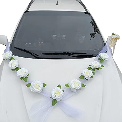 Autoschmuck Hochzeit Motorhaube Car Auto Wedding Deko, Hochzeit Braut Paar Rose Deko Dekoration Auto Schmuck Car Wedding Girlande Autodeko Hochzeitsschmuck Hochzeitsauto Deko für Hochzeit Party Autoschmuck Hochzeit Motorhaube Car Auto Wedding Deko, Hochzeit Braut Paar Rose Deko Dekoration Auto Schmuck Car Wedding Girlande Autodeko Hochzeitsschmuck Hochzeitsauto Deko für Hochzeit Party von Surakey