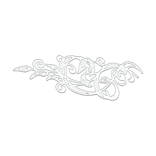 Metall Stanzschablone Blätte Blumen Formen Scrapbooking Prägeschablonen 3D Leaf Pflanzen Stanzformen Schneiden Schablonenvorlage für Papier DIY Handwerk Cards Zeichenschablonen von Surakey