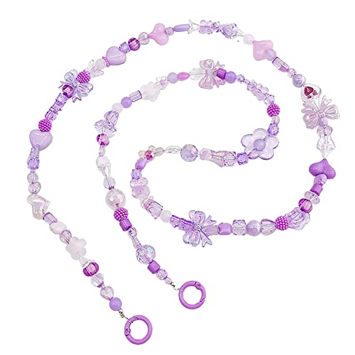 Perlen Handykette Schlüsselband Kette Handyschnur,Lang Umhängeband Lanyard,Böhmische Anti-Verlorene Handykette Handy Straps Bunte Perlen Strap Telefon Anhänger Mobile Phone Chain für Frauen Perlen Handykette Schlüsselband Kette Handyschnur,Lang Umhängeband Lanyard,Böhmische Anti-Verlorene Handykette Handy Straps Bunte Perlen Strap Telefon Anhänger Mobile Phone Chain für Frauen von Surakey
