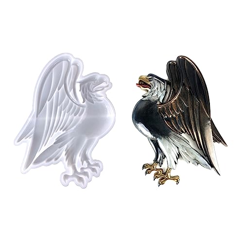 Surakey Adler Epoxidharz Silikonformen 3D Eagle Wanddekoration Hängende Dekorationen Harzform für Desktop Ornamente Wandkunst, DIY Adler Harz Gießform Harzform für Handwerk Wanddekoration Wohnkultur Surakey Adler Epoxidharz Silikonformen 3D Eagle Wanddekoration Hängende Dekorationen Harzform für Desktop Ornamente Wandkunst, DIY Adler Harz Gießform Harzform für Handwerk Wanddekoration Wohnkultur von Surakey