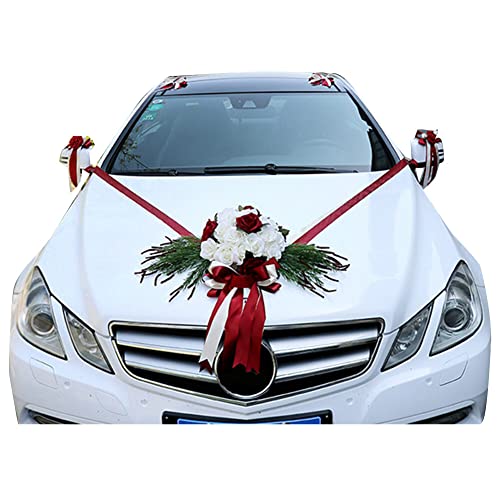 Surakey Autoschmuck Hochzeit Motorhaube,Herz Auto Schmuck Braut Paar Rose Deko Dekoration,Car Wedding Girlande,Hochzeitsauto Deko,Blumenschmuck Auto Hochzeit,für Hochzeits Verlobungsfeier Surakey Autoschmuck Hochzeit Motorhaube,Herz Auto Schmuck Braut Paar Rose Deko Dekoration,Car Wedding Girlande,Hochzeitsauto Deko,Blumenschmuck Auto Hochzeit,für Hochzeits Verlobungsfeier von Surakey