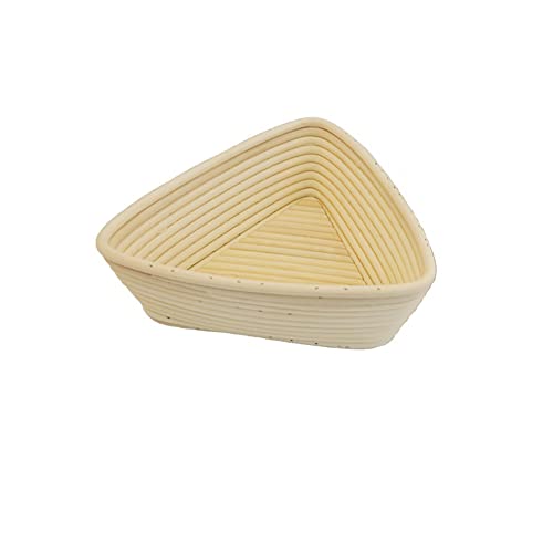 Surakey Gärkörbchen Dreiecke,Gärkorb Rattan Bambuskorb für Brot und Brotteig Brotkorb Natürlichem Peddigrohr mit Banneton Proofing Basket Brotform Oval mit 1 Leineneinsatz für Hausbäcker Brot Backen Surakey Gärkörbchen Dreiecke,Gärkorb Rattan Bambuskorb für Brot und Brotteig Brotkorb Natürlichem Peddigrohr mit Banneton Proofing Basket Brotform Oval mit 1 Leineneinsatz für Hausbäcker Brot Backen von Surakey