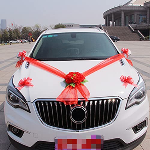 Surakey Hochzeit Auto Schmuck Braut Paar Rose Deko Autoschmuck Autodeko Auto Blumenschmuck Hochzeit Car Auto Blumen Wedding Dekoration Girlande Hochzeitsschmuck Hochzeitsauto Deko,Rot Surakey Hochzeit Auto Schmuck Braut Paar Rose Deko Autoschmuck Autodeko Auto Blumenschmuck Hochzeit Car Auto Blumen Wedding Dekoration Girlande Hochzeitsschmuck Hochzeitsauto Deko,Rot von Surakey
