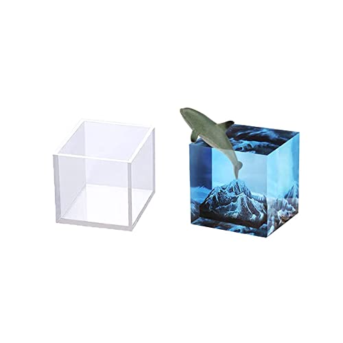 Surakey Quadratische Harzformen,Silikonform Epoxidharz,3D Epoxidharz Formen DIY-Würfel, Silikonformen für Harz, Blumenkonservierung, Schmuck,Kerzen, Seifenproben,1.5cm von Surakey