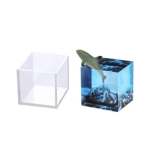 Surakey Quadratische Harzformen,Silikonform Epoxidharz,3D Epoxidharz Formen DIY-Würfel, Silikonformen für Harz, Blumenkonservierung, Schmuck,Kerzen, Seifenproben,2.5cm von Surakey