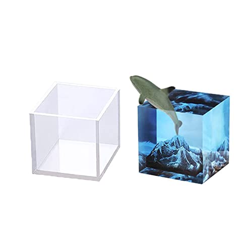 Surakey Quadratische Harzformen,Silikonform Epoxidharz,3D Epoxidharz Formen DIY-Würfel, Silikonformen für Harz, Blumenkonservierung, Schmuck,Kerzen, Seifenproben,3.5cm von Surakey