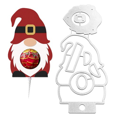 Surakey Stanzmaschine Stanzschablone Weihnachts Zwerg Schokolade Stanzformen Metall Stanzschablone Santa Claus Süßigkeiten Geschenkbox Stanzbögen Prägeschablone für DIY, Scrapbooking, Fotoalbum Surakey Stanzmaschine Stanzschablone Weihnachts Zwerg Schokolade Stanzformen Metall Stanzschablone Santa Claus Süßigkeiten Geschenkbox Stanzbögen Prägeschablone für DIY, Scrapbooking, Fotoalbum von Surakey