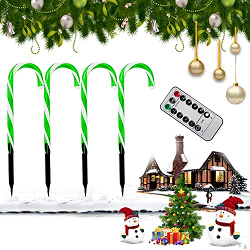 Zuckerstangen Festive LED Lichterkette - 4 Stück Weihnachten Beleuchtete Zuckerstangen Lichter Weihnachtsweg Marker, für Garten Dekoration, Gartenstecker Balkon Weihnachtsbeleuchtung Deko Außen Zuckerstangen Festive LED Lichterkette - 4 Stück Weihnachten Beleuchtete Zuckerstangen Lichter Weihnachtsweg Marker, für Garten Dekoration, Gartenstecker Balkon Weihnachtsbeleuchtung Deko Außen von Surakey