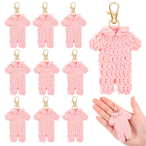 Sureio 12 Stück rosa gehäkelte gestrickte Schlüsselanhänger für Babyparty, Gastgeschenk, Geschenk für Mädchen, Gastparty, Geburtstag Sureio 12 Stück rosa gehäkelte gestrickte Schlüsselanhänger für Babyparty, Gastgeschenk, Geschenk für Mädchen, Gastparty, Geburtstag von Sureio