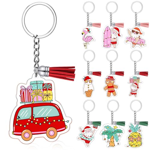 Sureio 30 Stück Weihnachten im Juli Partygeschenke Weihnachten Acryl Schlüsselanhänger Geschenke Bulk Hawaiian Tropical Santa Geburtstag Party Dekorationen für Weihnachtsbedarf Hängende Ornament Sureio 30 Stück Weihnachten im Juli Partygeschenke Weihnachten Acryl Schlüsselanhänger Geschenke Bulk Hawaiian Tropical Santa Geburtstag Party Dekorationen für Weihnachtsbedarf Hängende Ornament von Sureio