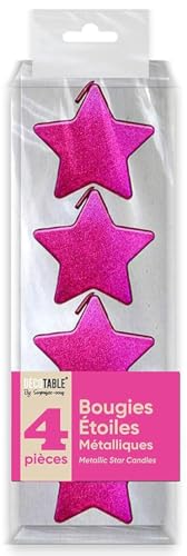 Metall-Kerzen, Stern, Fuchsia Metall-Kerzen, Stern, Fuchsia von Surprisez-vous