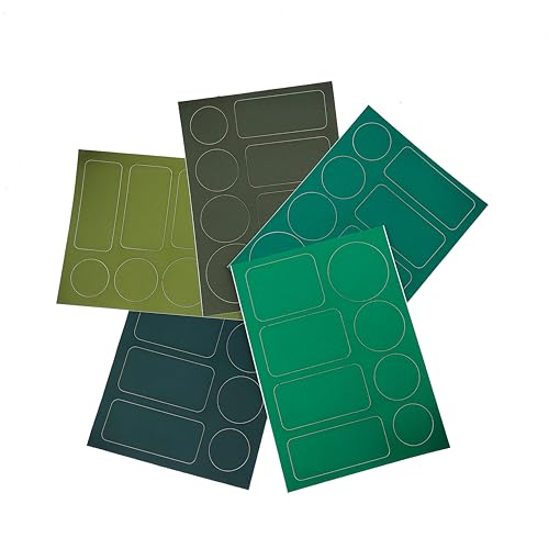 Surriba 5pcs Daunenjacke Erste Hilfe Reparaturset (Grün), Down Jacket Repair für Regenschirme, Zelte, Handbücher Nylon von Surriba
