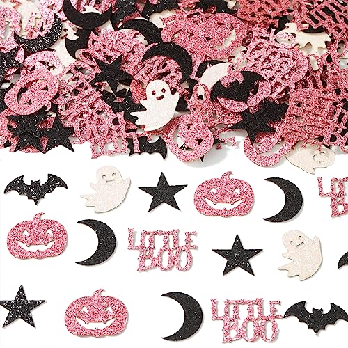 Little Boo Party Dekorationen, 200Pcs Little Boo Konfetti für Tabelle Glitter Rosa Schwarz für Mädchen Halloween Little Boo Baby Dusche Geburtstag Party Supplies Little Boo Party Dekorationen, 200Pcs Little Boo Konfetti für Tabelle Glitter Rosa Schwarz für Mädchen Halloween Little Boo Baby Dusche Geburtstag Party Supplies von Sursurprise