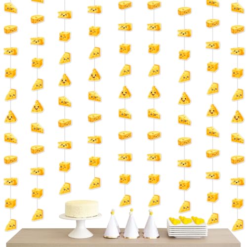 Sursurprise Cheese Themed Party Dekorationen, 8Pcs Käse Girlanden hängende Luftschlangen für Makkaroni und Käse Geburtstag Dekorationen Party Supplies Sursurprise Cheese Themed Party Dekorationen, 8Pcs Käse Girlanden hängende Luftschlangen für Makkaroni und Käse Geburtstag Dekorationen Party Supplies von Sursurprise