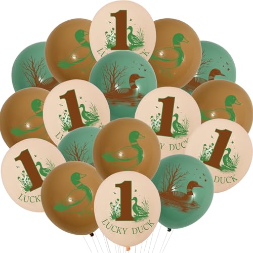 Sursurprise 36 Stück Mallard Duck Ballons 12 Zoll, Grüne Entenjagd Geburtstag Dekorationen für Kinder und Familien Sursurprise 36 Stück Mallard Duck Ballons 12 Zoll, Grüne Entenjagd Geburtstag Dekorationen für Kinder und Familien von Sursurprise