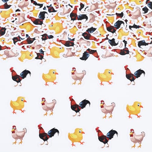 Sursurprise Huhn Party Dekorationen, 200pcs Huhn Konfetti für Tabelle, Huhn Bauernhof Geburtstag Party Supplies, Küken Baby Dusche Dekorationen Sursurprise Huhn Party Dekorationen, 200pcs Huhn Konfetti für Tabelle, Huhn Bauernhof Geburtstag Party Supplies, Küken Baby Dusche Dekorationen von Sursurprise