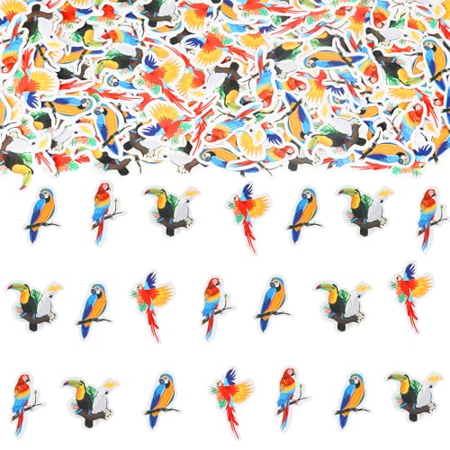 Sursurprise Tropische Vögel Dekorationen, 200Pcs Hawaiianischer Papagei Konfetti für Tisch, Sommer Strand Luau Regenwald Party Supplies Sursurprise Tropische Vögel Dekorationen, 200Pcs Hawaiianischer Papagei Konfetti für Tisch, Sommer Strand Luau Regenwald Party Supplies von Sursurprise