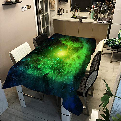 Surwin Tischtuch Drucken Tischdecke, Rechteckige Tischdecke Fleckschutz Pflegeleicht Abwaschbar Wählbar für Home Küche Dekoration (D,140x180cm) von Surwin