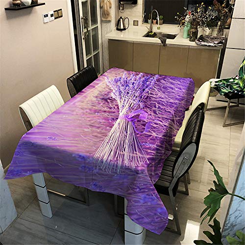 Surwin Wachstuchtischdecke Wachstischdecke Wachstuch Tischdecke abwaschbar für Tischsets Esstische Couchtische Und Küchen (Lila,140x160cm) von Surwin