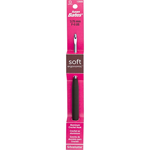 Susan Bates Silvalume Soft Handle Aluminum Crochet Hook 5.5"-Size F5/3.75mm Susan Bates Silvalume Soft Handle Aluminum Crochet Hook 5.5"-Size F5/3.75mm von Susan Bates