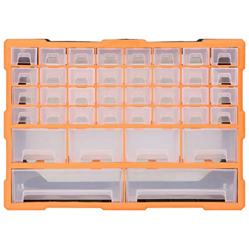 Susany Sortierbox mit 40 Schubladen Kleinteilemagazin Sortimentskasten Sortierkasten Multi-Schubladen-Organizer 52x16x37,5 cm von Susany