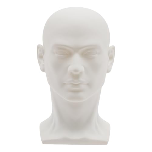 Susoso Mannequin Kopf Schaufensterpuppe, Perückenkopf Puppenkopf aus PVC-Kunststoff Kopf-Umfang 50cm Höhe 30 cm für Kopftüchern Mattes Weiß Susoso Mannequin Kopf Schaufensterpuppe, Perückenkopf Puppenkopf aus PVC-Kunststoff Kopf-Umfang 50cm Höhe 30 cm für Kopftüchern Mattes Weiß von Susoso