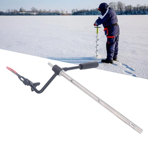 Sustvita Ice Auger, 20 Zoll Legierung Stahl -Eisfischereiverlängerung mit Griff und elektrischer Bohranschluss, Eisbohrbitbleibenstange Sustvita Ice Auger, 20 Zoll Legierung Stahl -Eisfischereiverlängerung mit Griff und elektrischer Bohranschluss, Eisbohrbitbleibenstange von SustVita