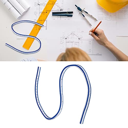 Sustvita Shatterproof Drawing Lineal, Flexible Curve Rurer und 60 cm Messwerkzeug für Engineering und Kleidungsstücke Sustvita Shatterproof Drawing Lineal, Flexible Curve Rurer und 60 cm Messwerkzeug für Engineering und Kleidungsstücke von SustVita