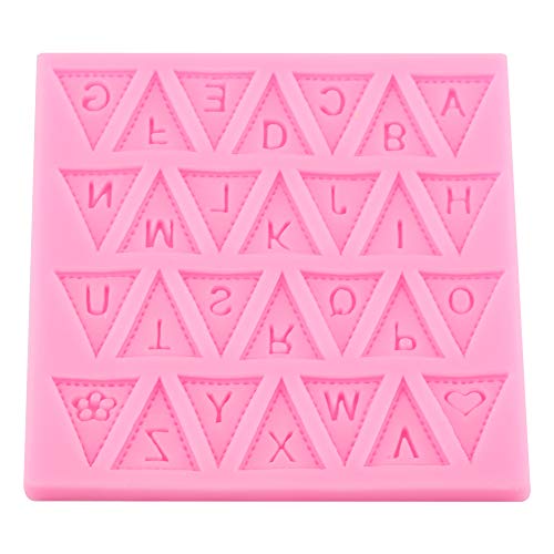 Sustvita Silikonform für Kuchendekoration, Backwerkzeug für Fondantdekoration, einzigartiger Buchstaben für Schokoladenbacken und Kuchendesign Sustvita Silikonform für Kuchendekoration, Backwerkzeug für Fondantdekoration, einzigartiger Buchstaben für Schokoladenbacken und Kuchendesign von SustVita