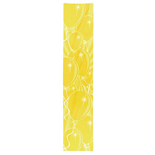 Susy Card XXL-Banner, 1 Stück im Polybeutel mit Header, 19 mm, 60 x 300 cm, gelb von Susy Card