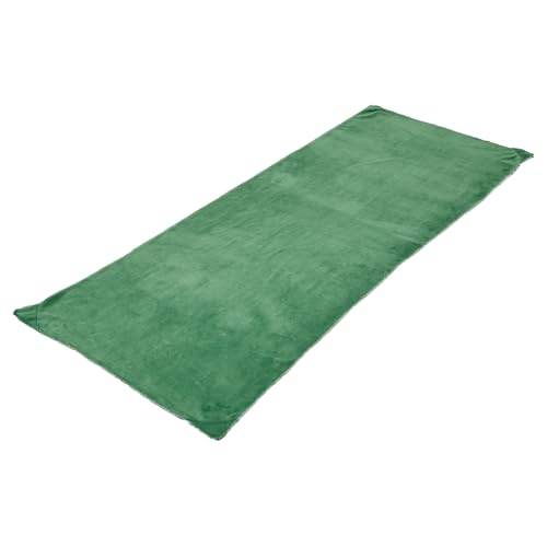 Strandtuch, Mikrofaser, 190 x 76 cm, Strandtuch, schnell trocknend & sandabweisend, Poolhandtuch, kompakt & leicht, mit Magnetverschluss für Wandern, Camping (dunkelgrün) von Sutowe