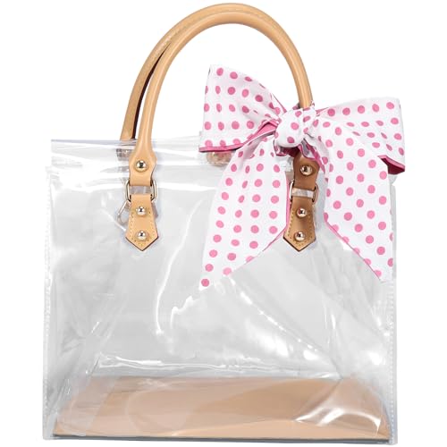 Sutowe DIY Tasche aus transparentem PVC, transparent, transparent, für Damen, transparent, handgefertigt, Handtaschen-Zubehör für Damen, 25 x 15 x 21 cm Sutowe DIY Tasche aus transparentem PVC, transparent, transparent, für Damen, transparent, handgefertigt, Handtaschen-Zubehör für Damen, 25 x 15 x 21 cm von Sutowe