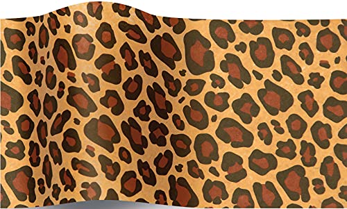 SatinWrap Seidenpapier, bedruckt, Leopardenmuster, 5 Blatt von Suttons wrap